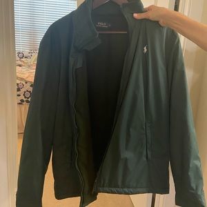 Green Polo Ralph Lauren Zip Up Jacket